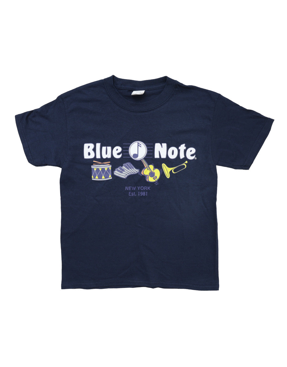 Childrens Blue Note Tee Navy