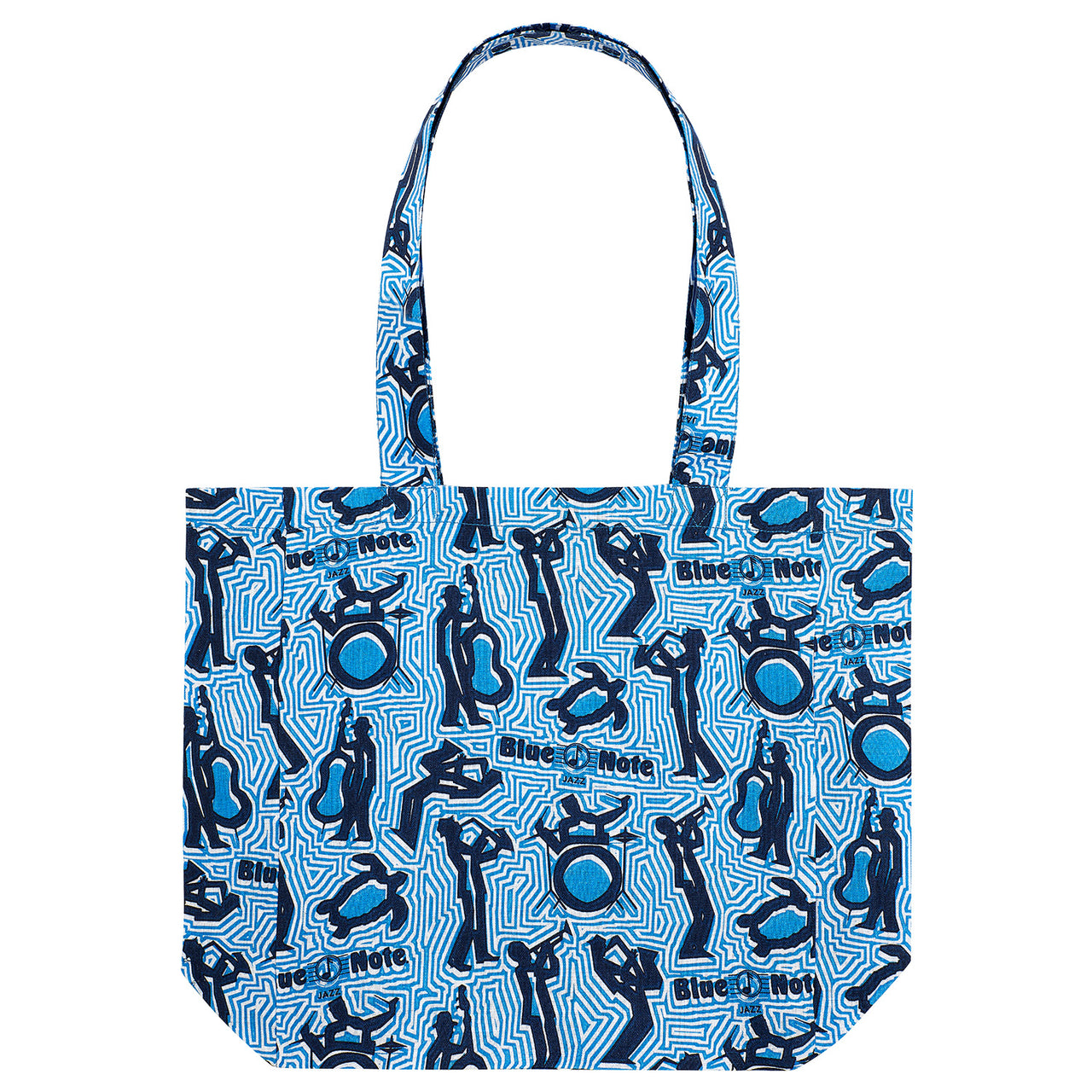 Vilebrequin x Blue Note Printed Linen Balade Tote Bag