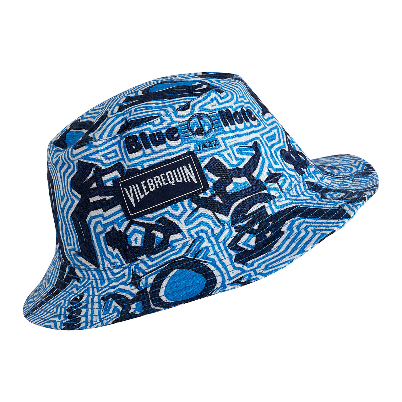 Vilebrequin x Blue Note  Printed Linen Beny Bucket Hat