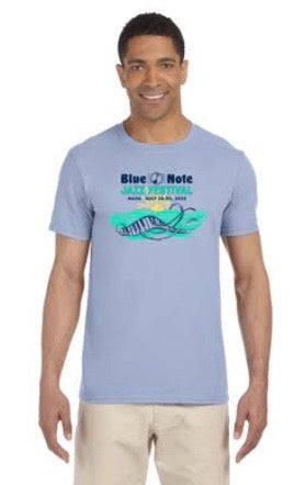 Blue Note Jazz Festival Napa 2023 Keyboard Adult Shirt Sky Blue