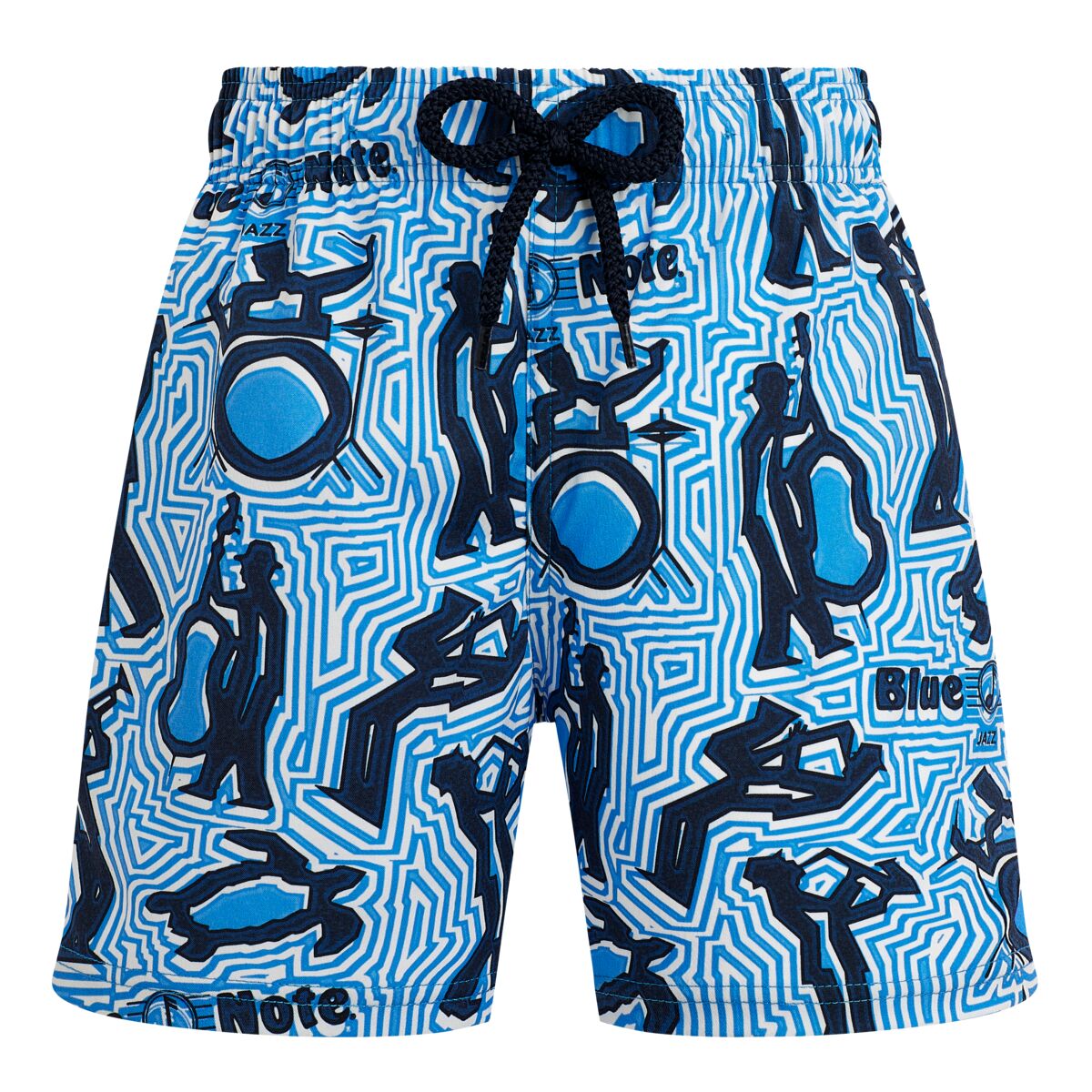 Vilebrequin x Blue Note  Boy's Printed Jirise Swim Trunk