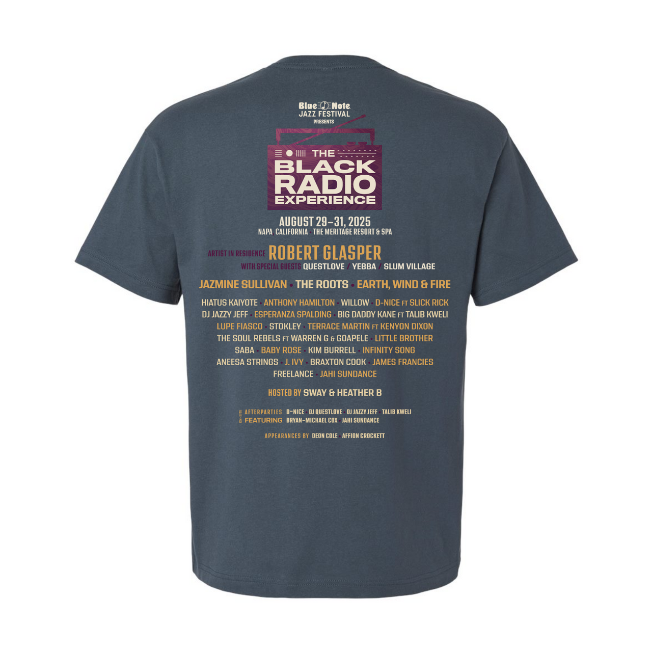 Black Radio Experience - Unisex Tee with Lineup