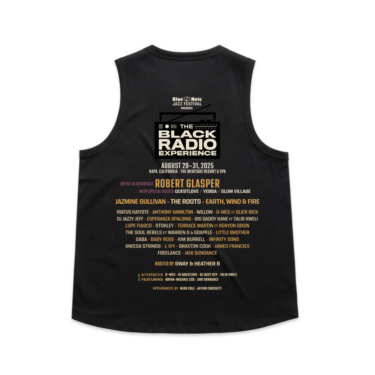 Black Radio Experience - Women's Tank with Lineup