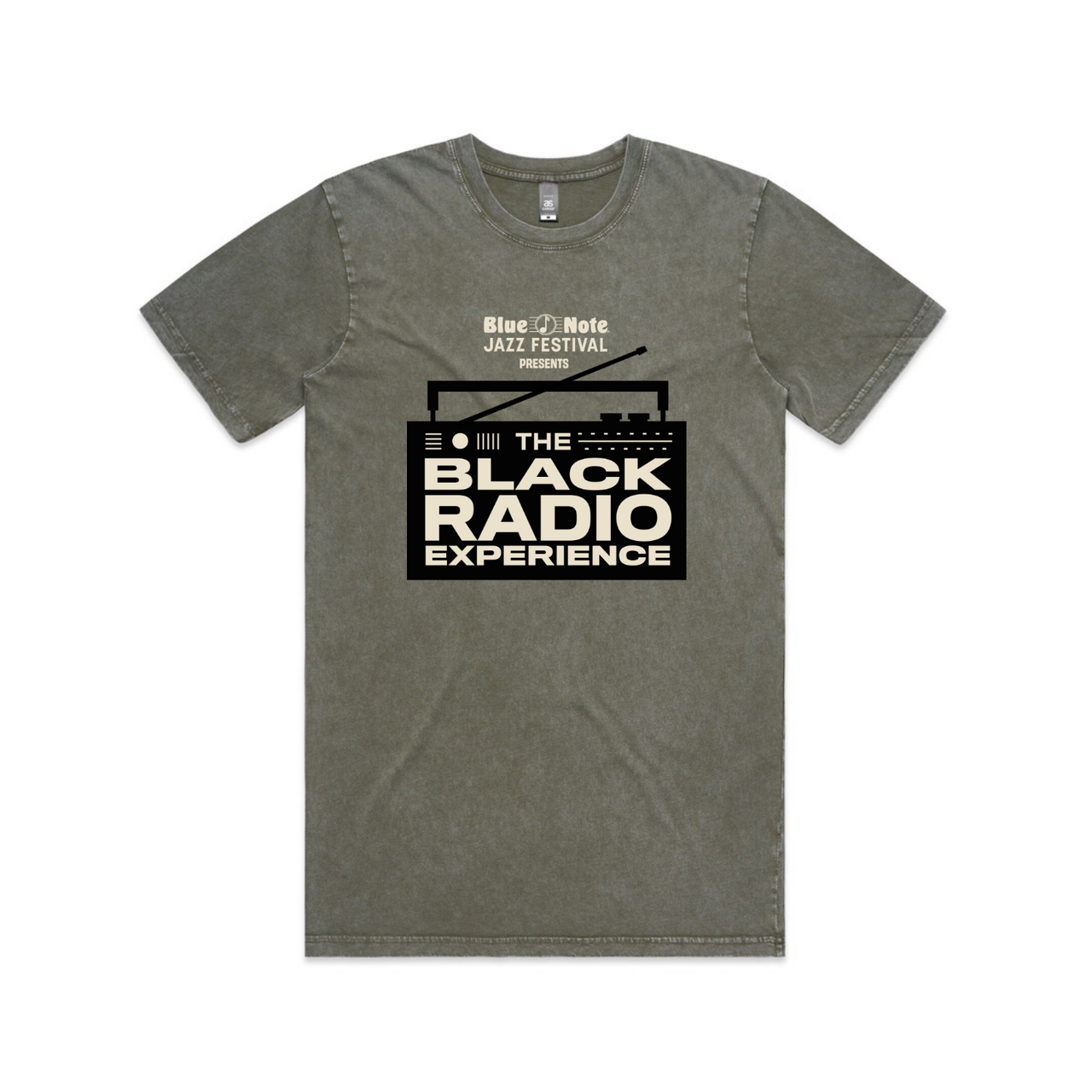 Black Radio Experience - Unisex Tee with Lineup Greenstone
