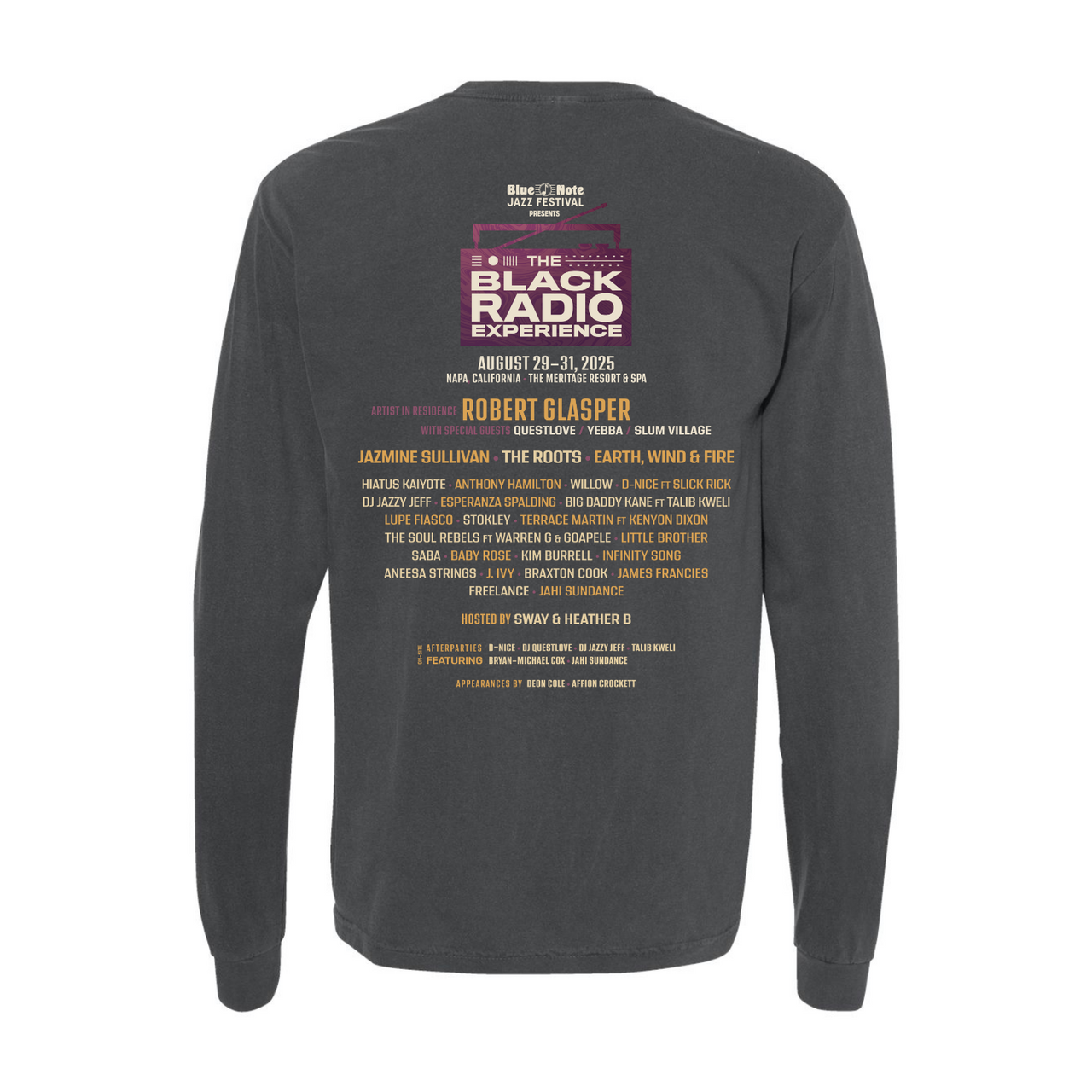 Black Radio Experience - Long-sleeve Tee Pepper