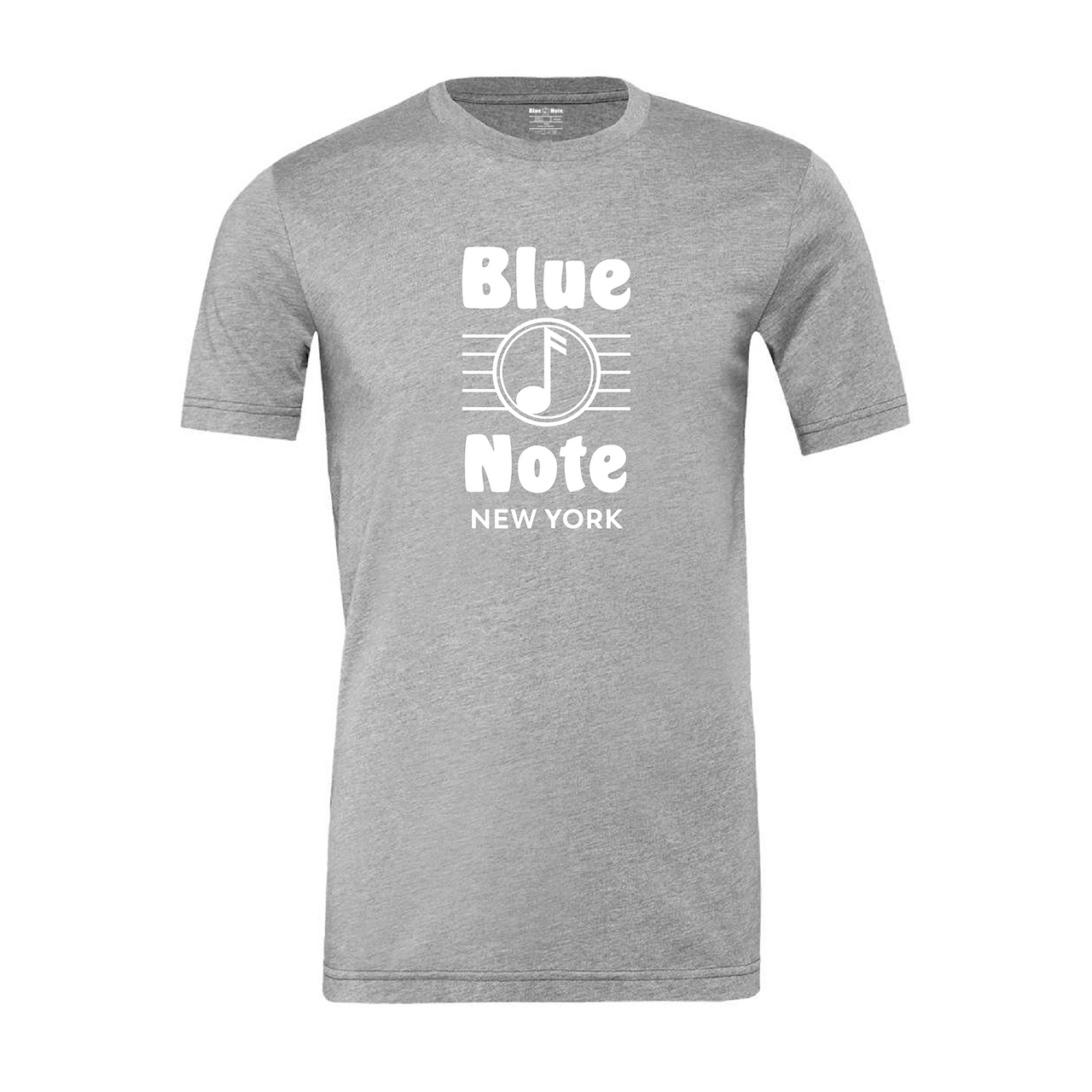 Blue Note Grey Tee White Logo l Unisex