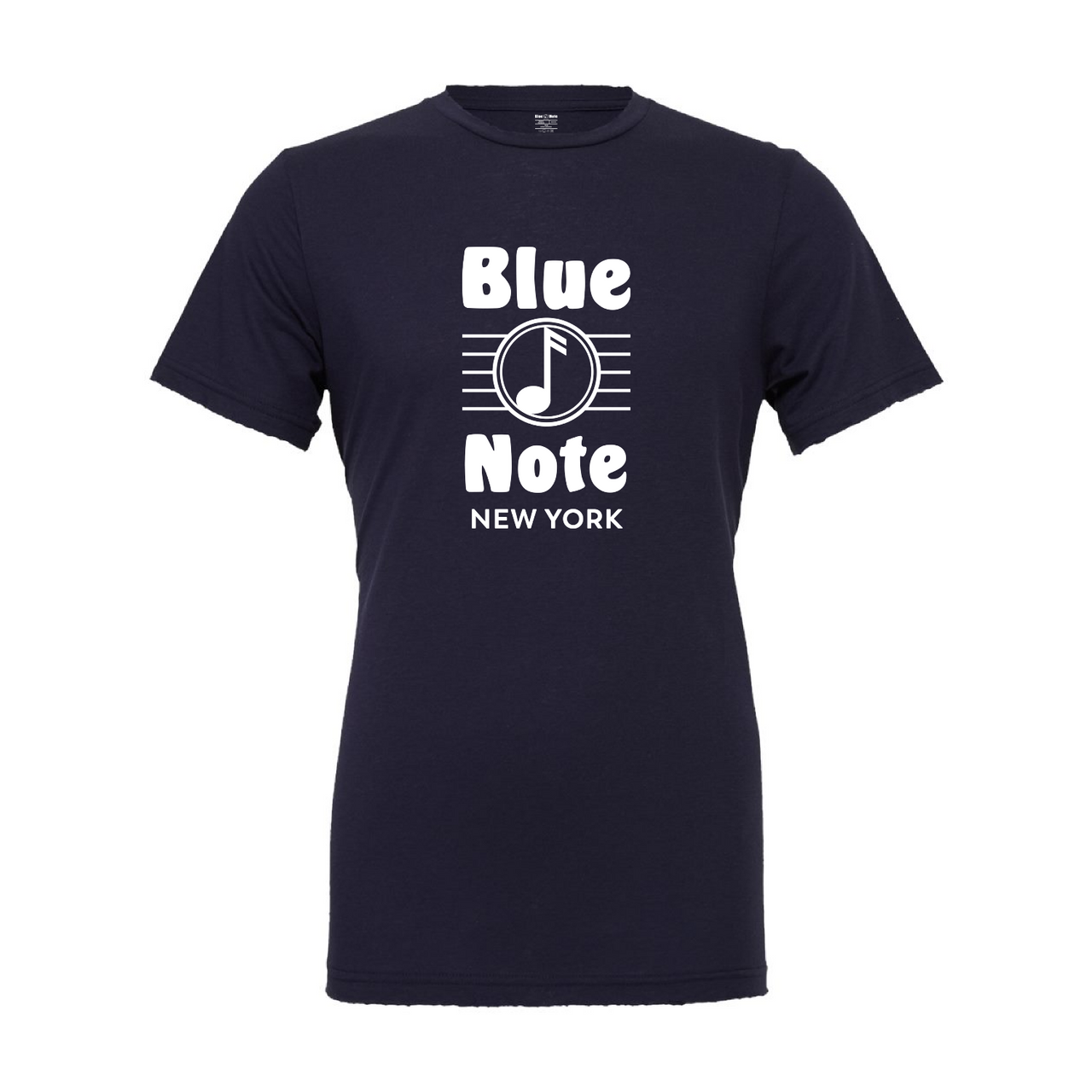 Blue Note Navy Tee White Logo l Unisex