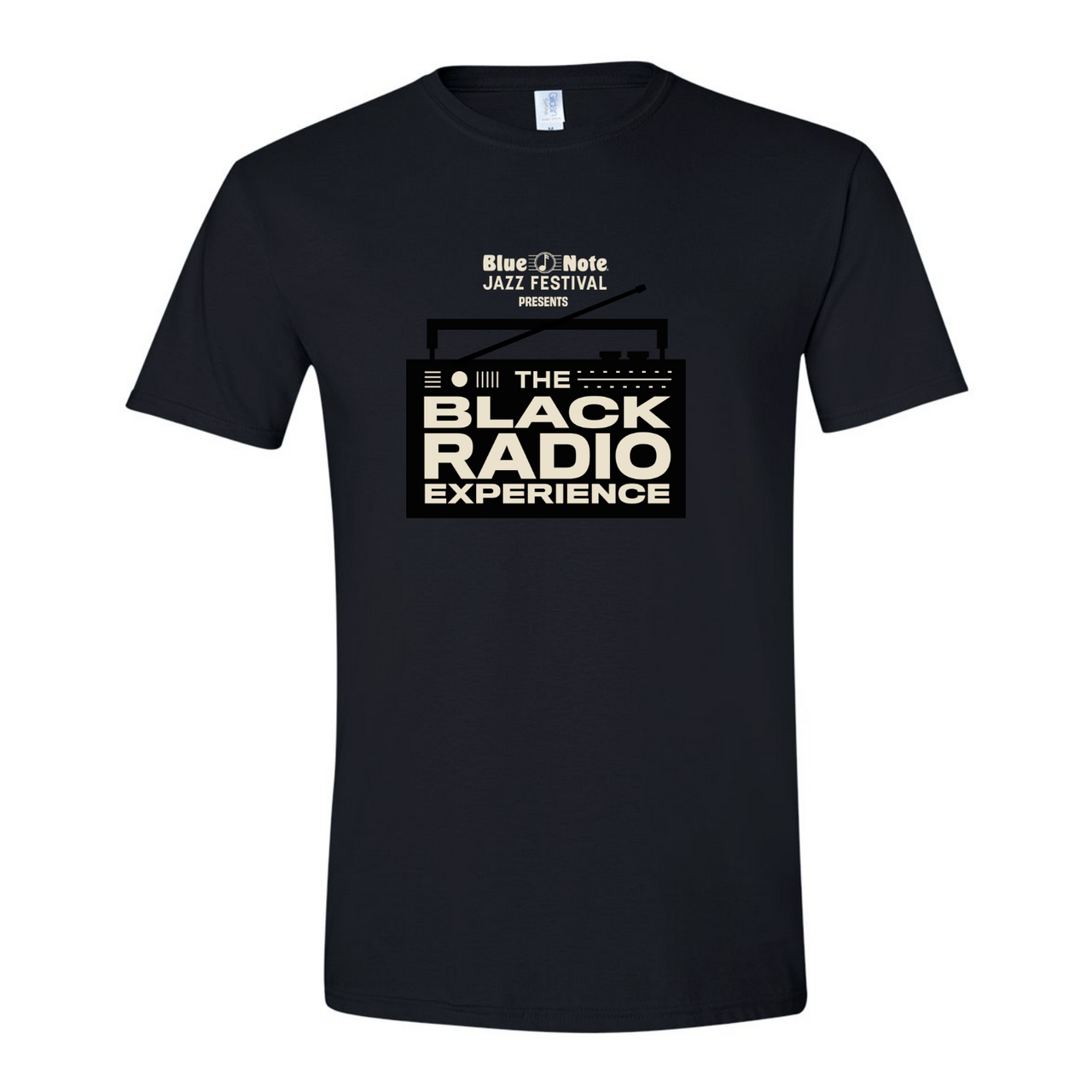 Black Radio Experience - Unisex Black Tee with Lineup
