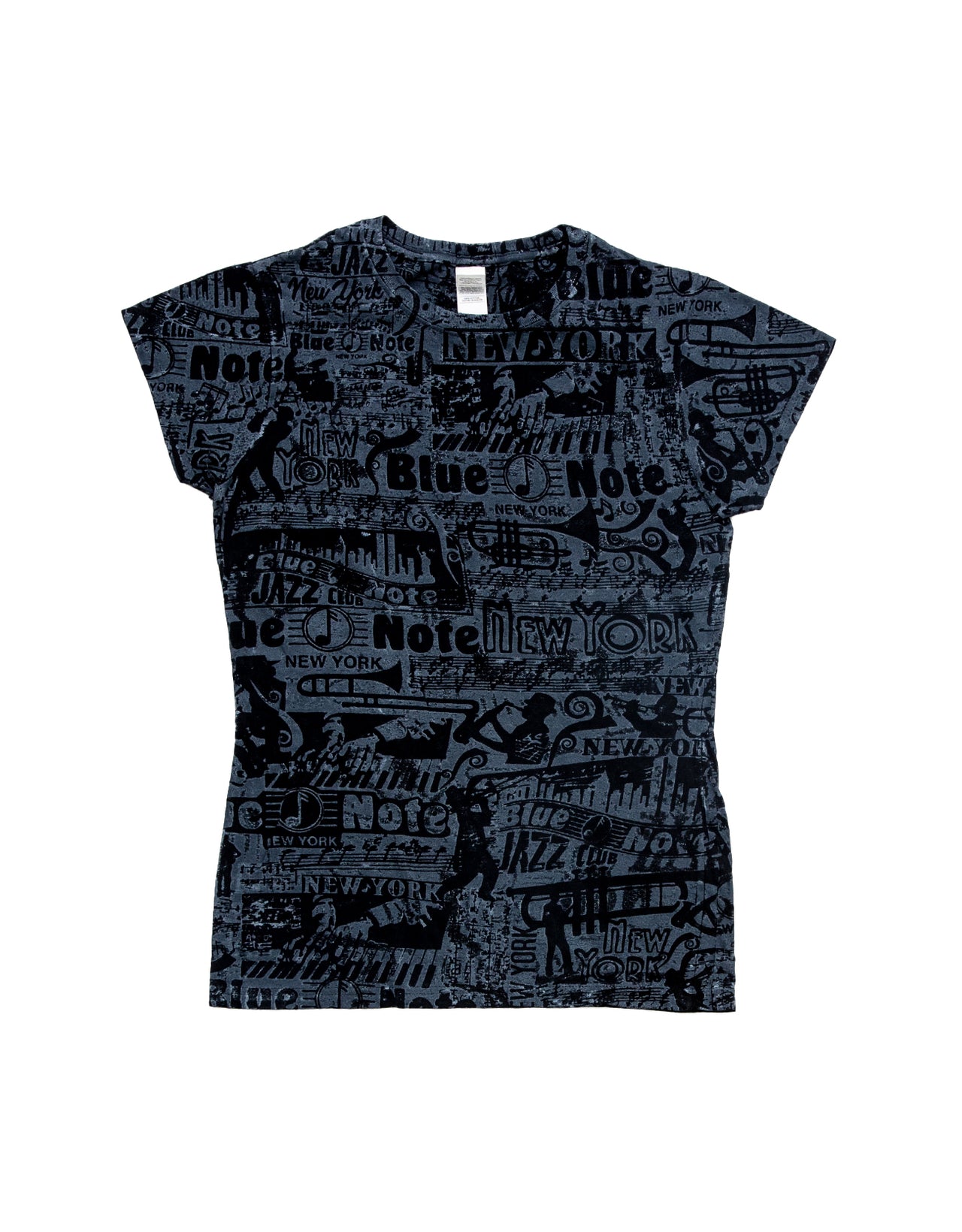 All-Over Blue Note NY | Women's Tee | Black