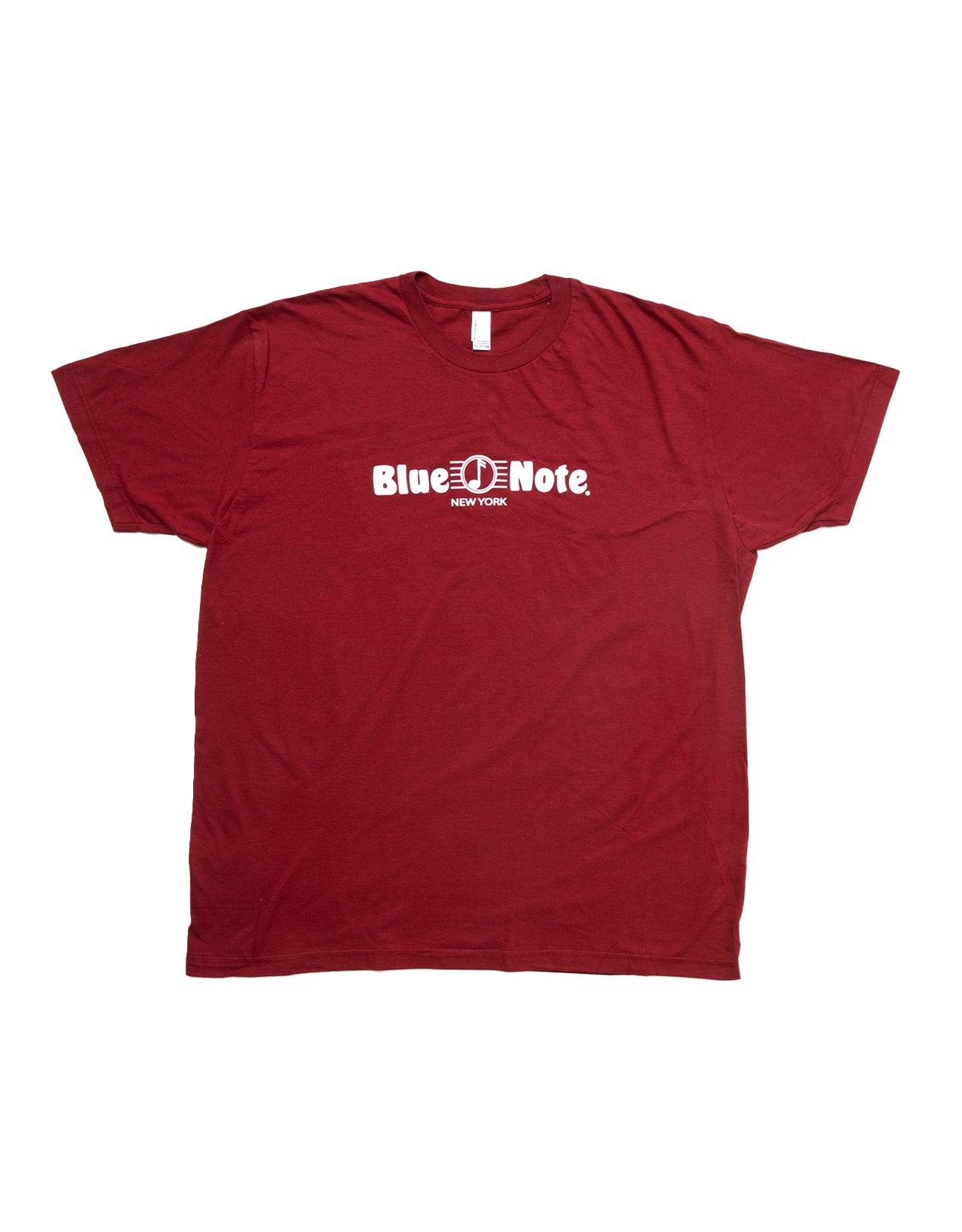 Blue Note Small  Logo Cranberry Tee