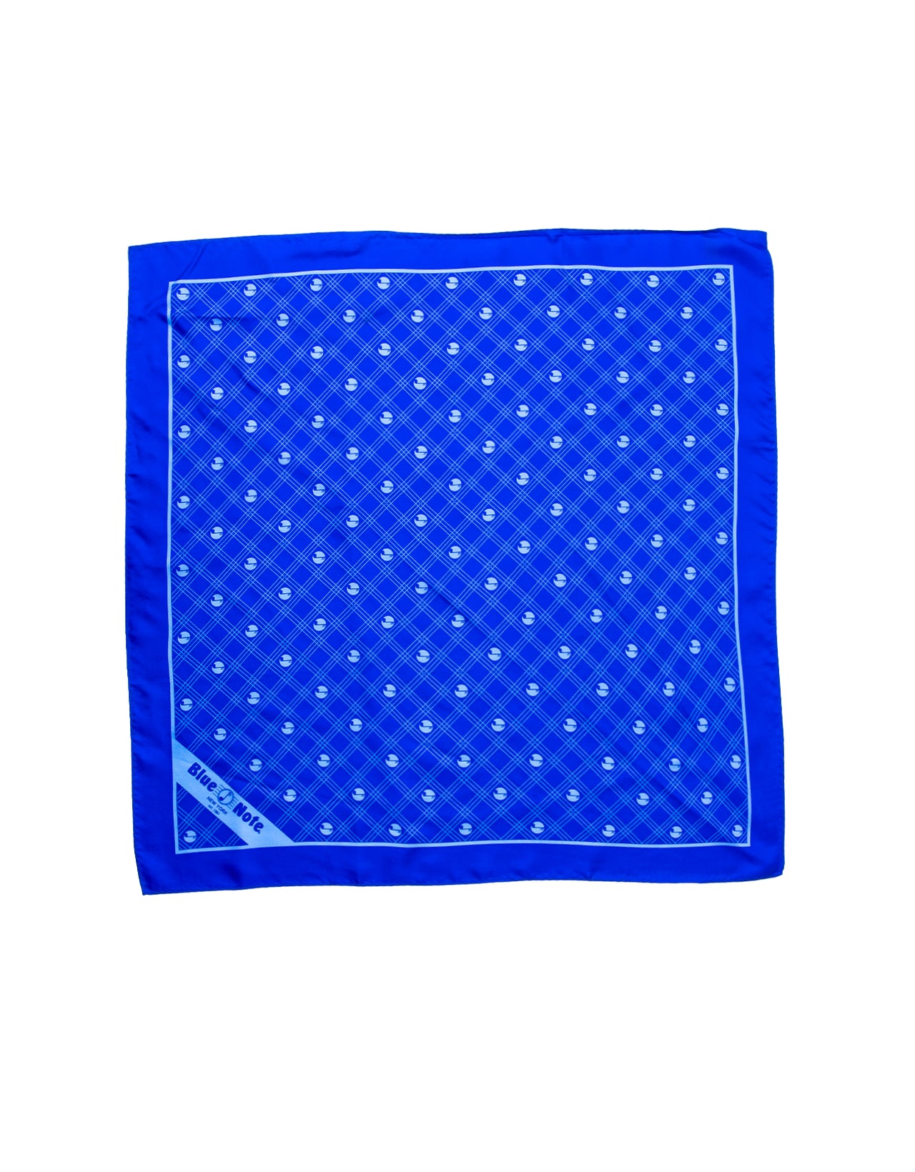 Blue Note Silk Scarf 36" x 36"
