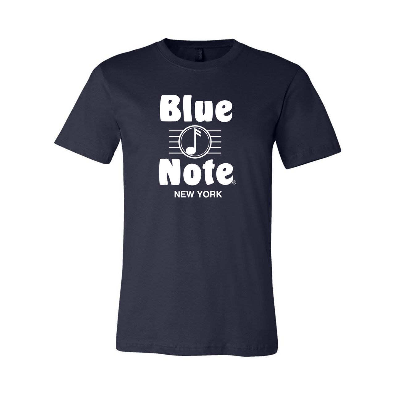 Blue Note Navy Tee White Logo l Unisex
