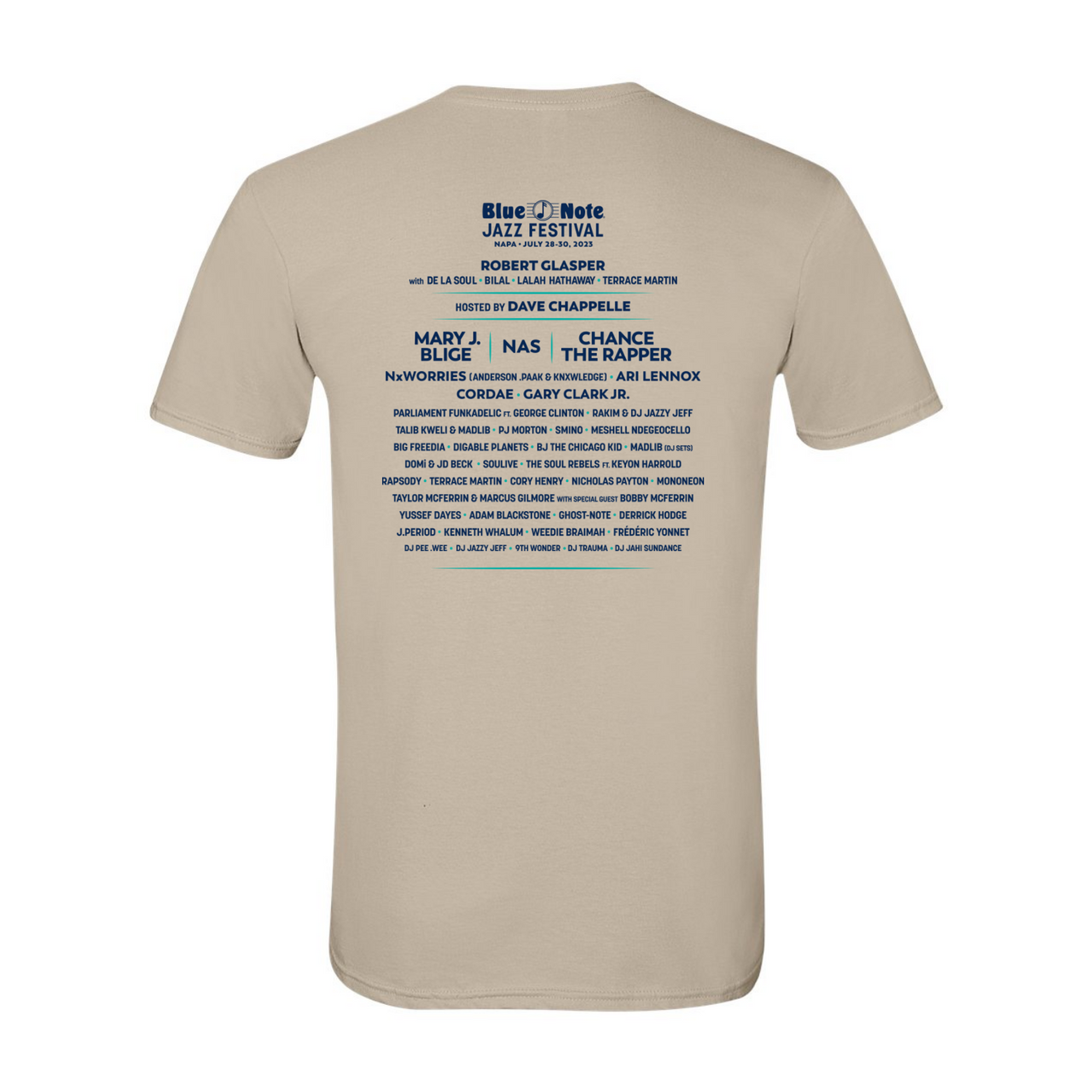 Blue Note Jazz Festival Napa July 2023 Unisex Adult Shirt, Sand
